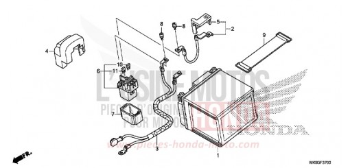 BATTERIE (CBR1000RR/S) CBR1000SF de 2015